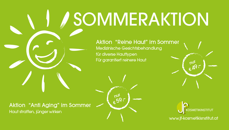 JF-Kosmetikinstitut - Sommeraktion